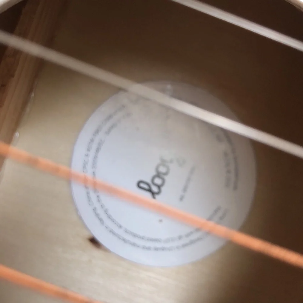 Cream Acoustic Guitar Toddler Loog Guitar - Picture 3 of 4